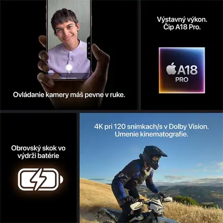 iPhone 16 Pro Max 256 GB Pouštní titan *Třída B*