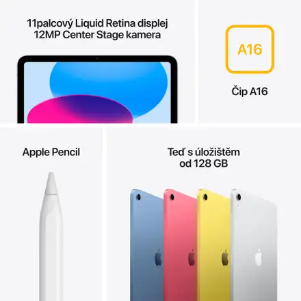 iPad 11" Wi-Fi 512GB Žlutý