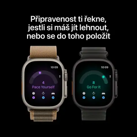 Apple Watch Ultra 4 GPS + Cellular 49mm Natural Titanium Case with Natural Titanium Milanese Loop - S