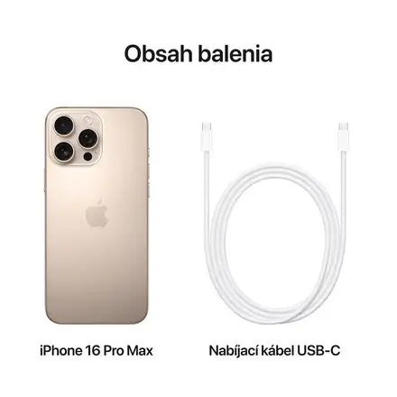 iPhone 16 Pro Max 256 GB Pouštní titan *Třída B*