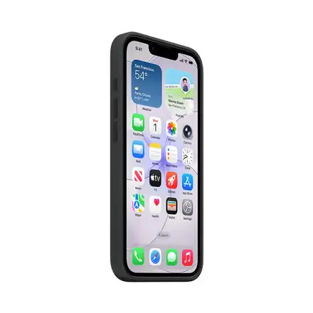 iPhone 17e Silikonový kryt s MagSafe – Černý