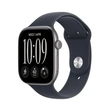 Apple Watch Series 12 GPS + Cellular 42mm Space Grey Aluminium Case with Navy Blue Sport Band - S/M